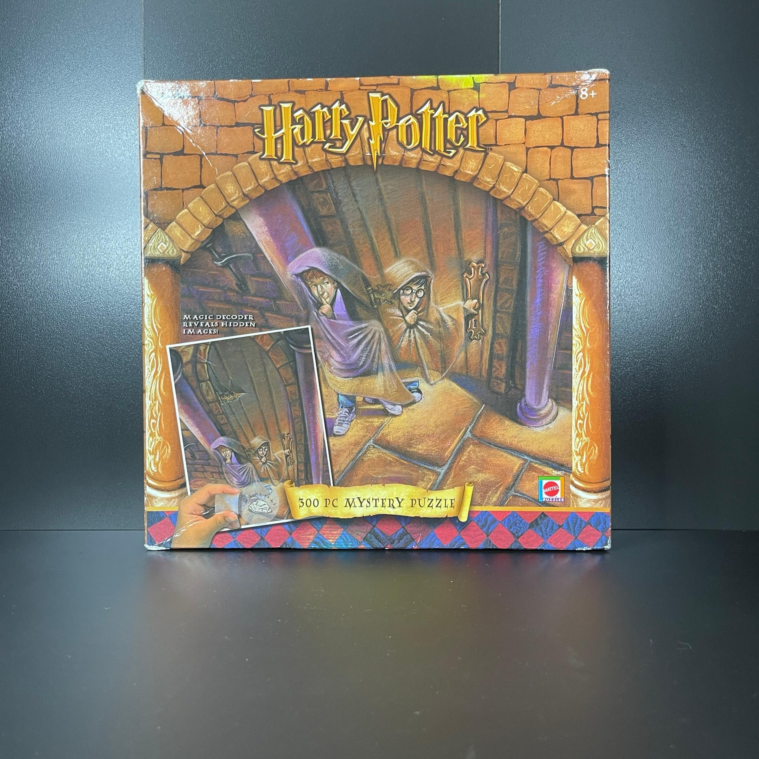 Vintage Harry Potter Puzzle w/ Magic Decoder - 2001 *Sealed*