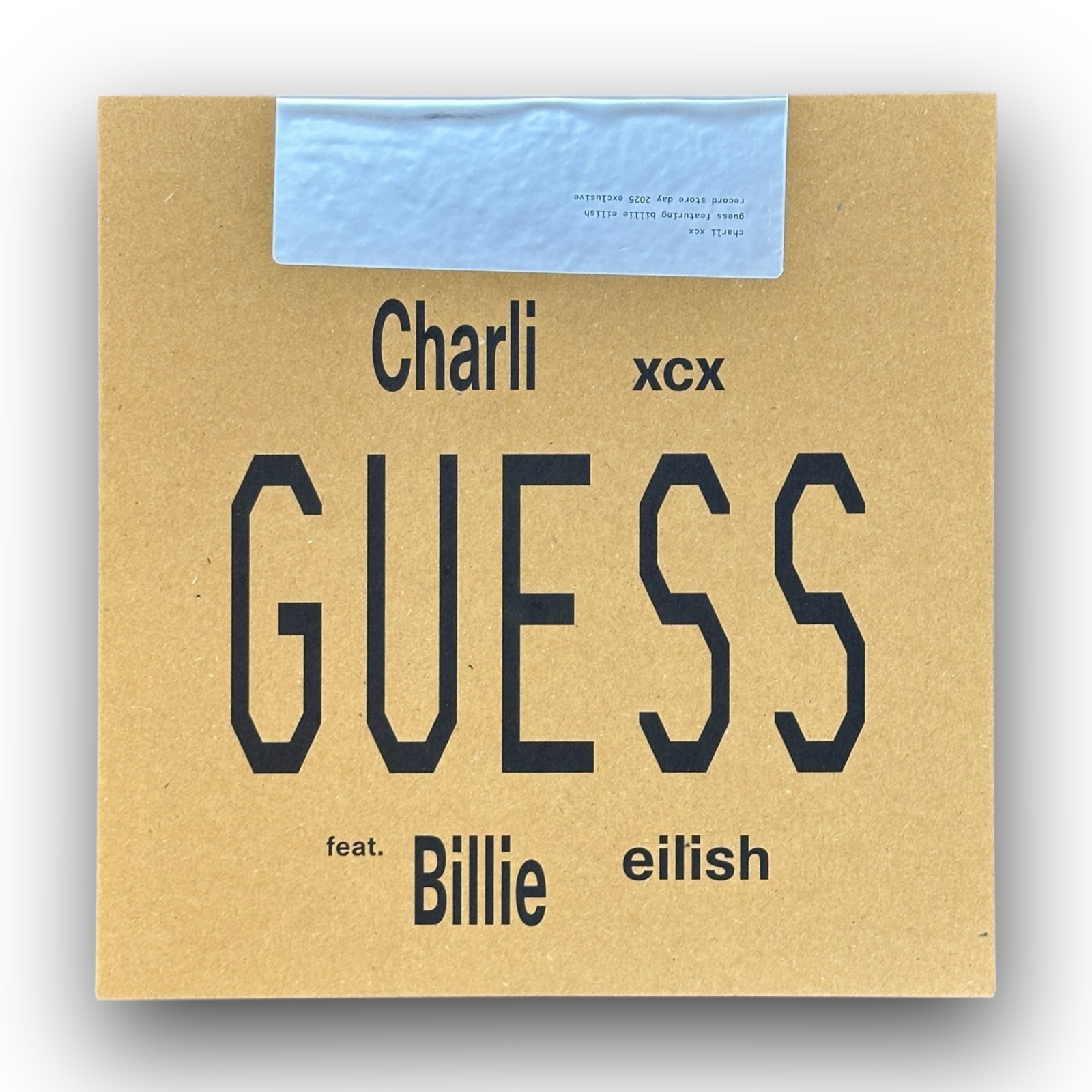 Charli XCX Guess featuring Billie Eilish 7” Record Store Day Exclusive RSD 2025