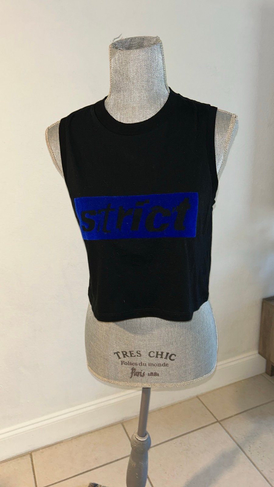 Alexander Wang”Strict”crop top
