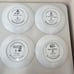 Lot of 8 Cat Plates by Bill Bell Franklin Mint - Gold Rim