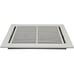 Prima Decorative Cast Aluminum Floor Register 8 x14 VR-109, White