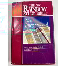 The NIV Rainbow Study Bible New International Version Hardcover 1996