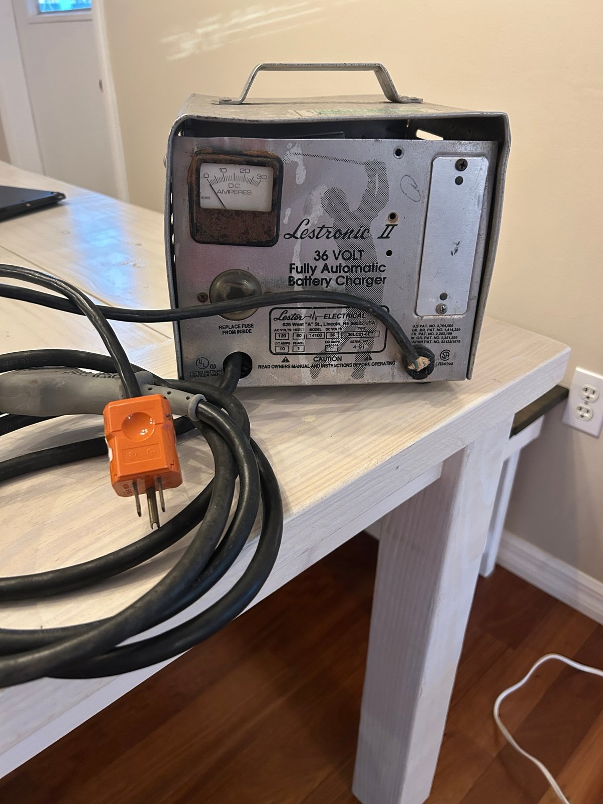 LESTRONIC II - 36 Volt EZGO Golf Cart Battery Charger Model 14100 Lester