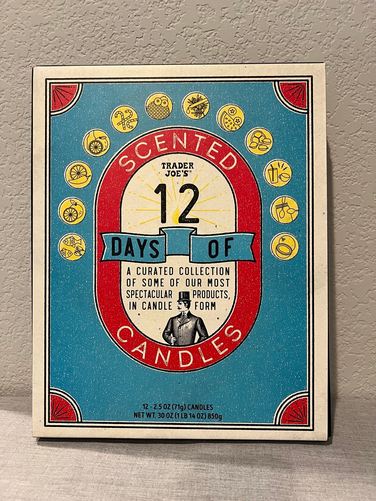 NIB 2024 Trader Joe’s 12 Days of Scented Candles Christmas Advent Calendar