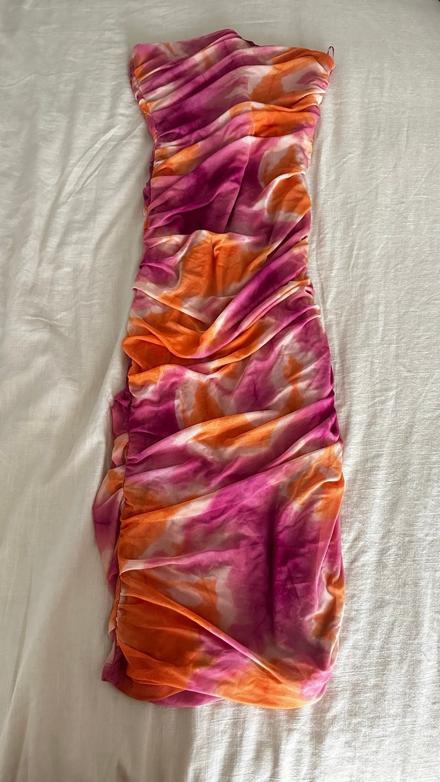ZARA Print Tulle Dress