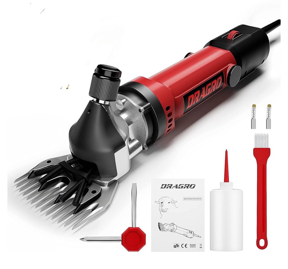 Sheep Clippers 550W, Professional Animal Shearing Machine, Farm Livestock Groomi