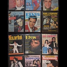 Elvis Presley Magazine Collection (12) from 1970s – 1980s Photoplay Newsweek