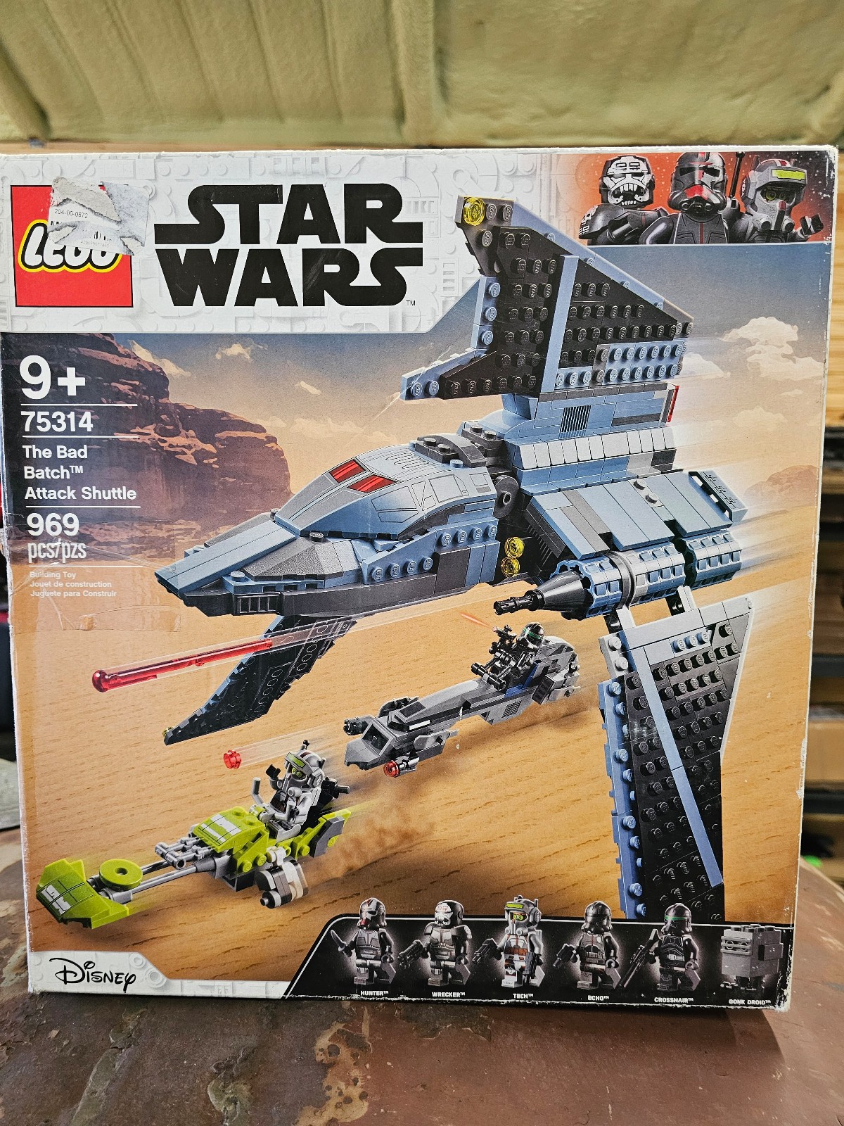Lego Star Wars 75314 The Bad Batch Attack Shuttle