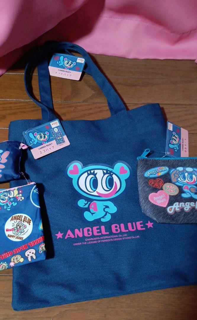 ANGEL BLUE Tote Bag & Pouch Set