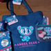 ANGEL BLUE Tote Bag & Pouch Set