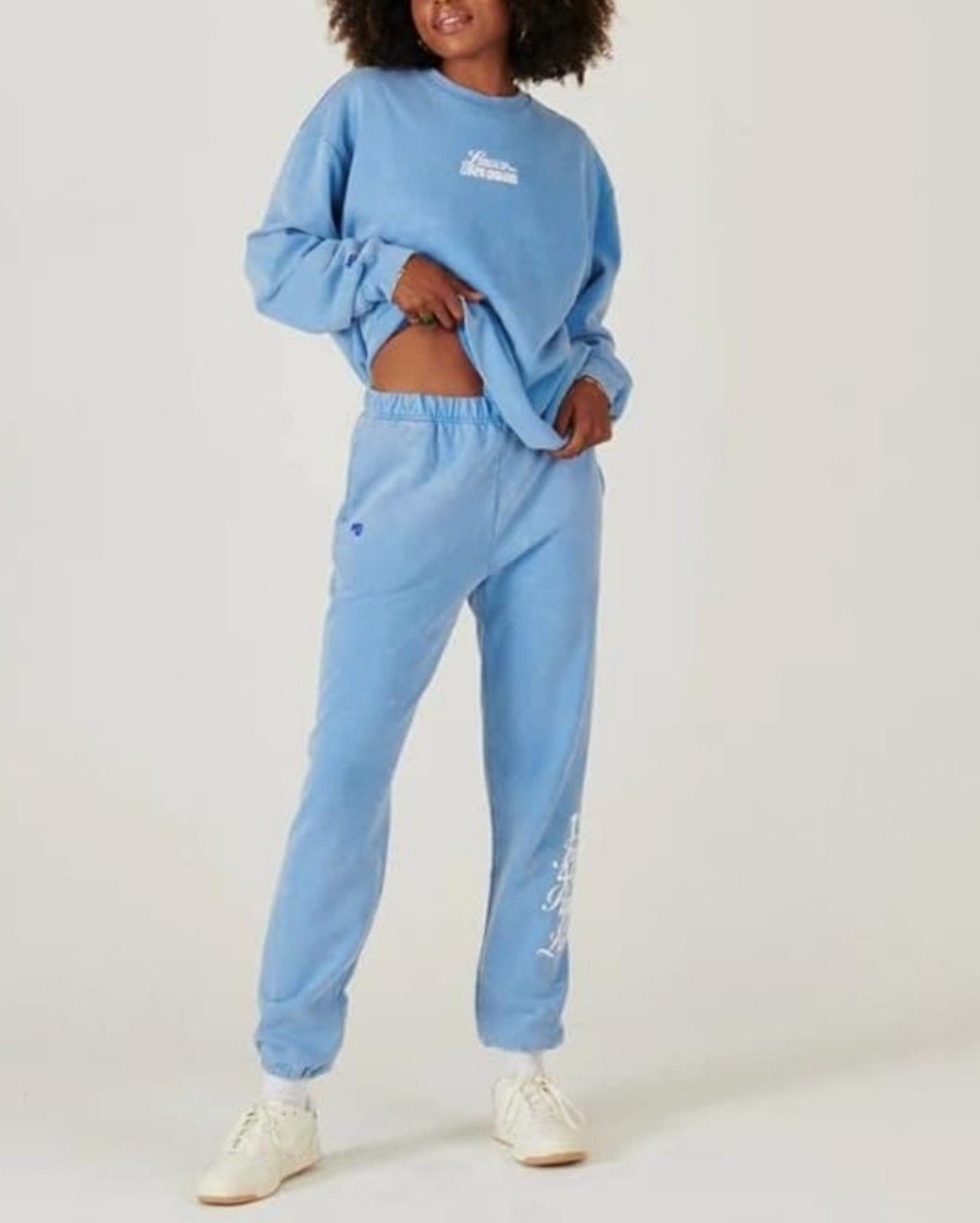 The Mayfair Group Listen to the Language of the Universe Cotton Sweatsuit Set