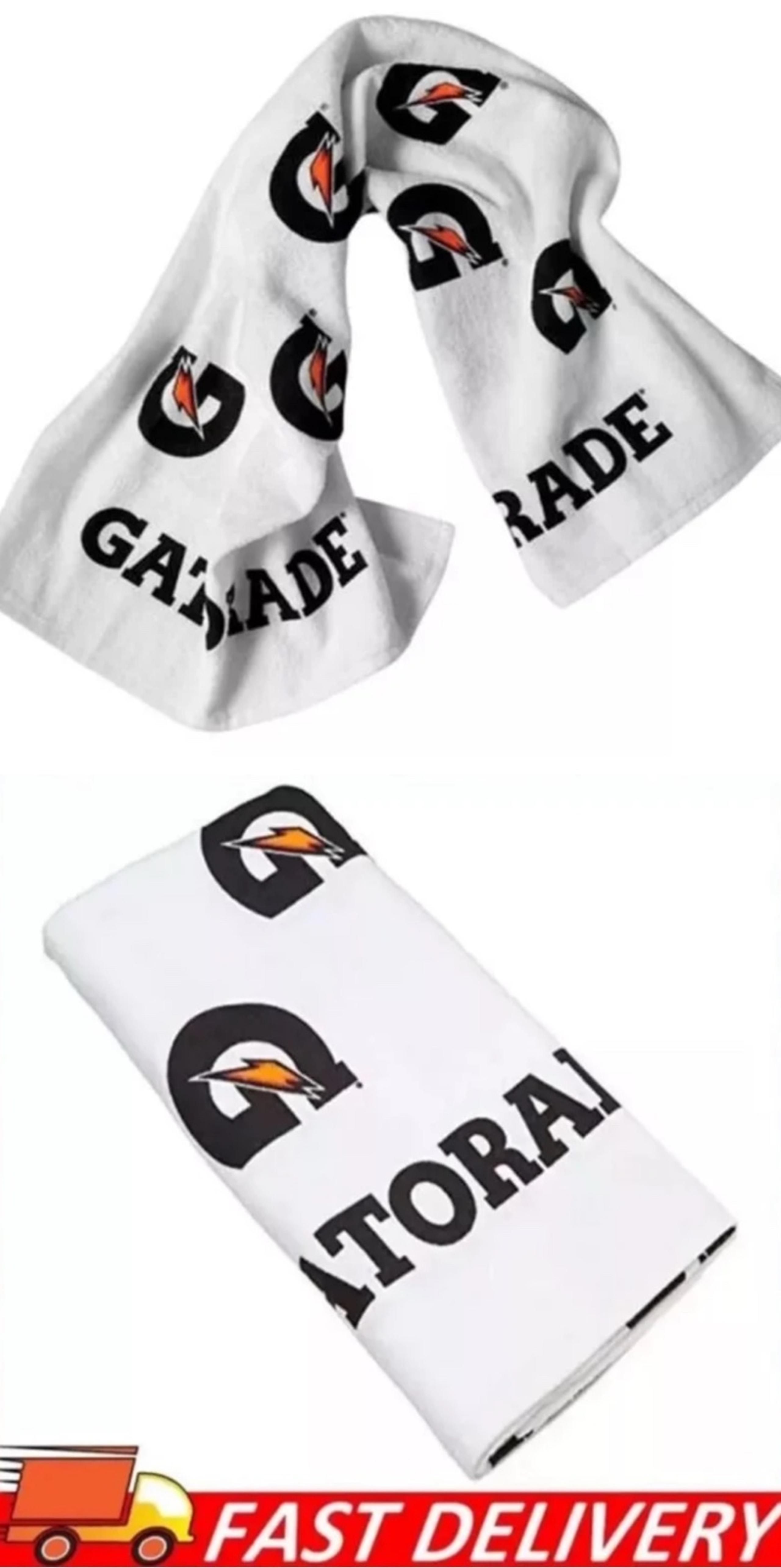 BRAND NEW Gatorade Sideline Towel White 24” X 42” Retail $29.95 Sports NFL NBA