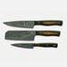 Handmade damascus steel chef set 3 pcs 17437