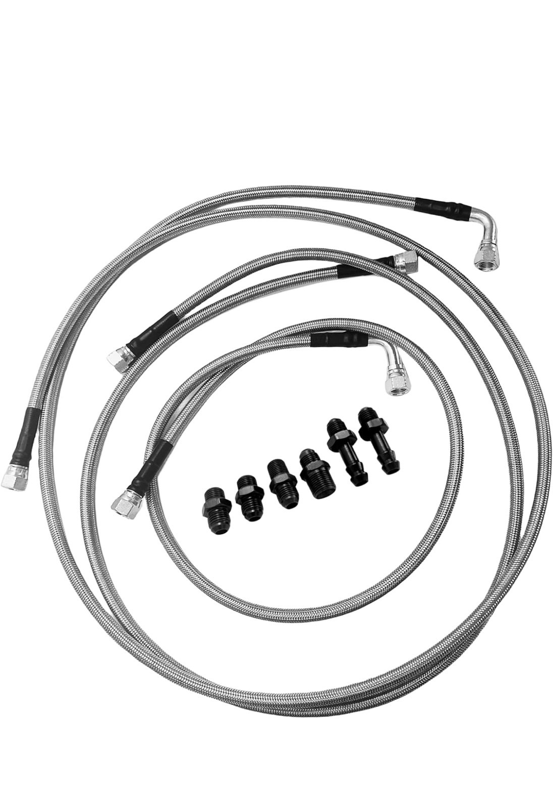 47RE Transmission Cooler Lines Kit Heavy Duty Hose Compatible with 1996-2002 Dod