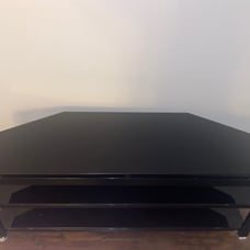 Glass top entertainment center