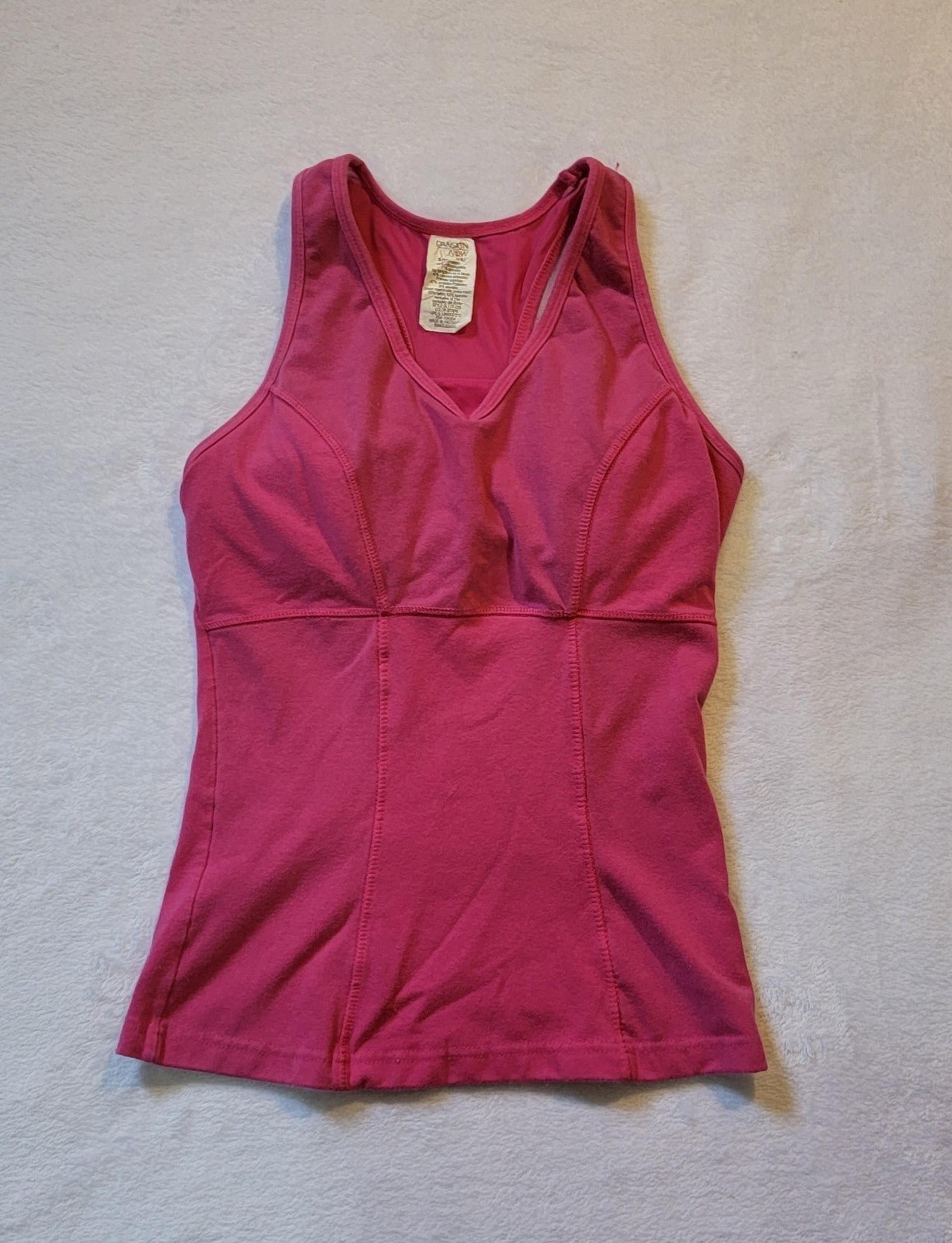 Danskin Now Pink Tank Top Womens Small (4-6)