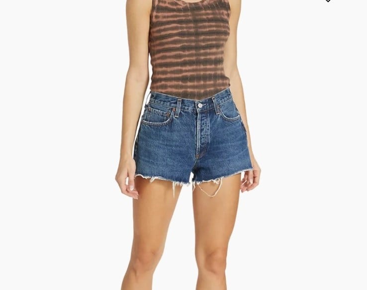 AGOLDE Parker Mid-Rise Denim Shorts NWOT