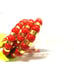 NWT Neiman Marcus Lee Angel REd Glass bead gold bracelet Set of 3 PCS NWT 298