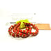 NWT Neiman Marcus Lee Angel REd Glass bead gold bracelet Set of 3 PCS NWT 298