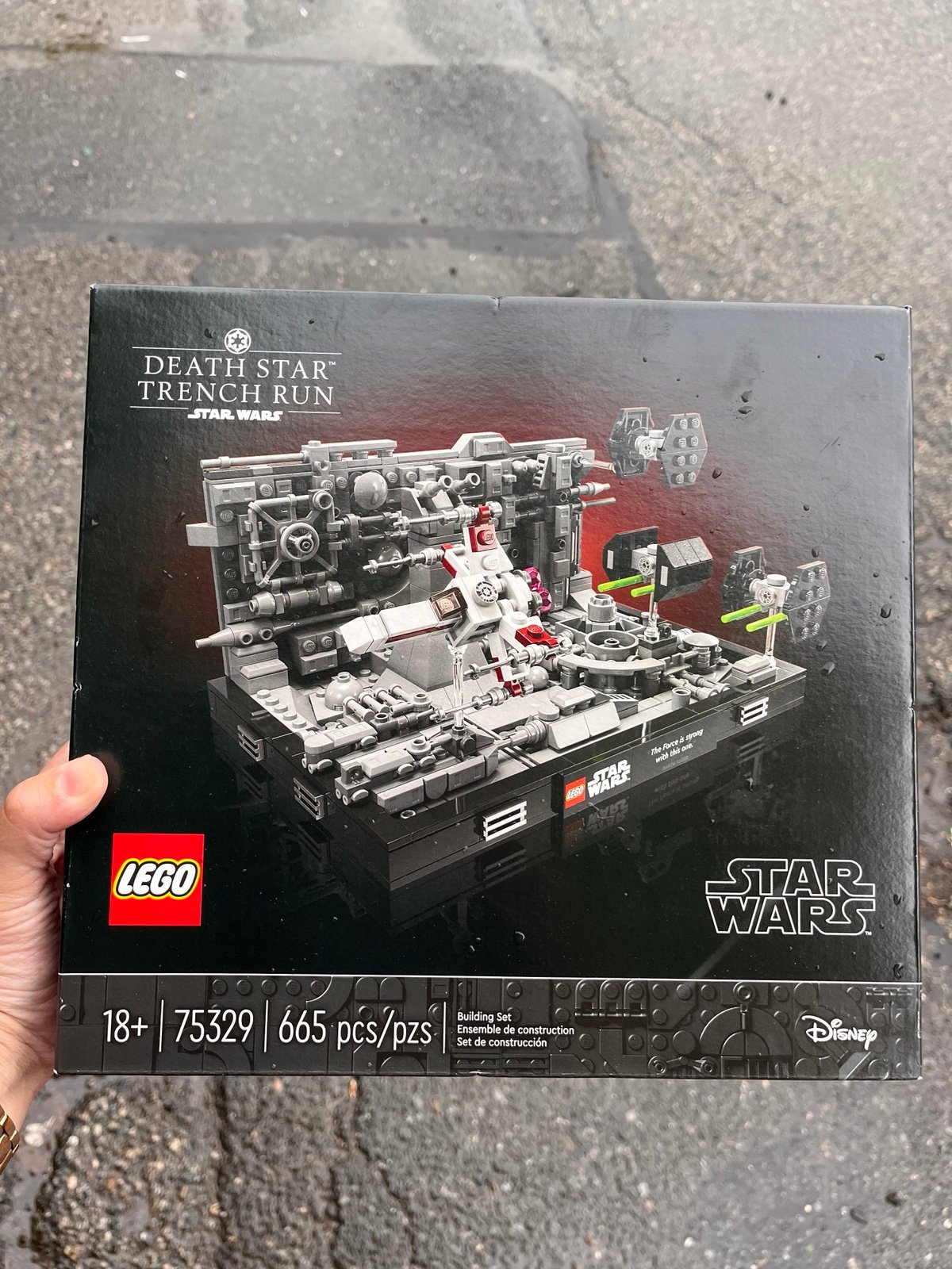 Star Wars Death Star Trench Run Diorama 75329