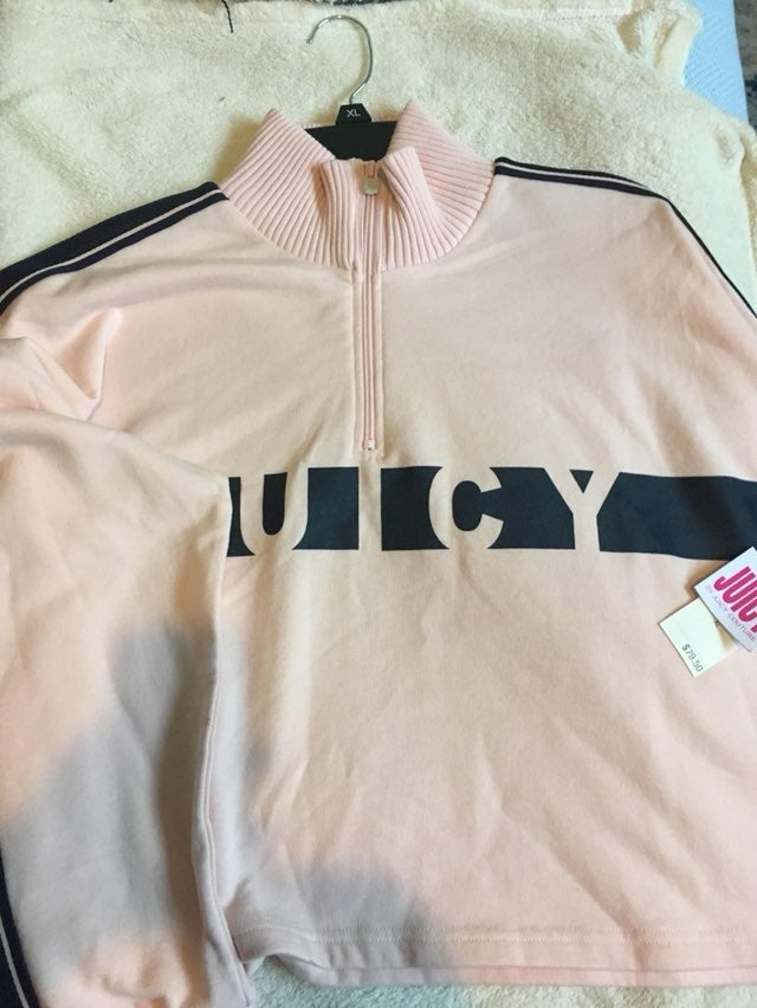 Juicy Couture Pullover Zip Top Sweatshir
