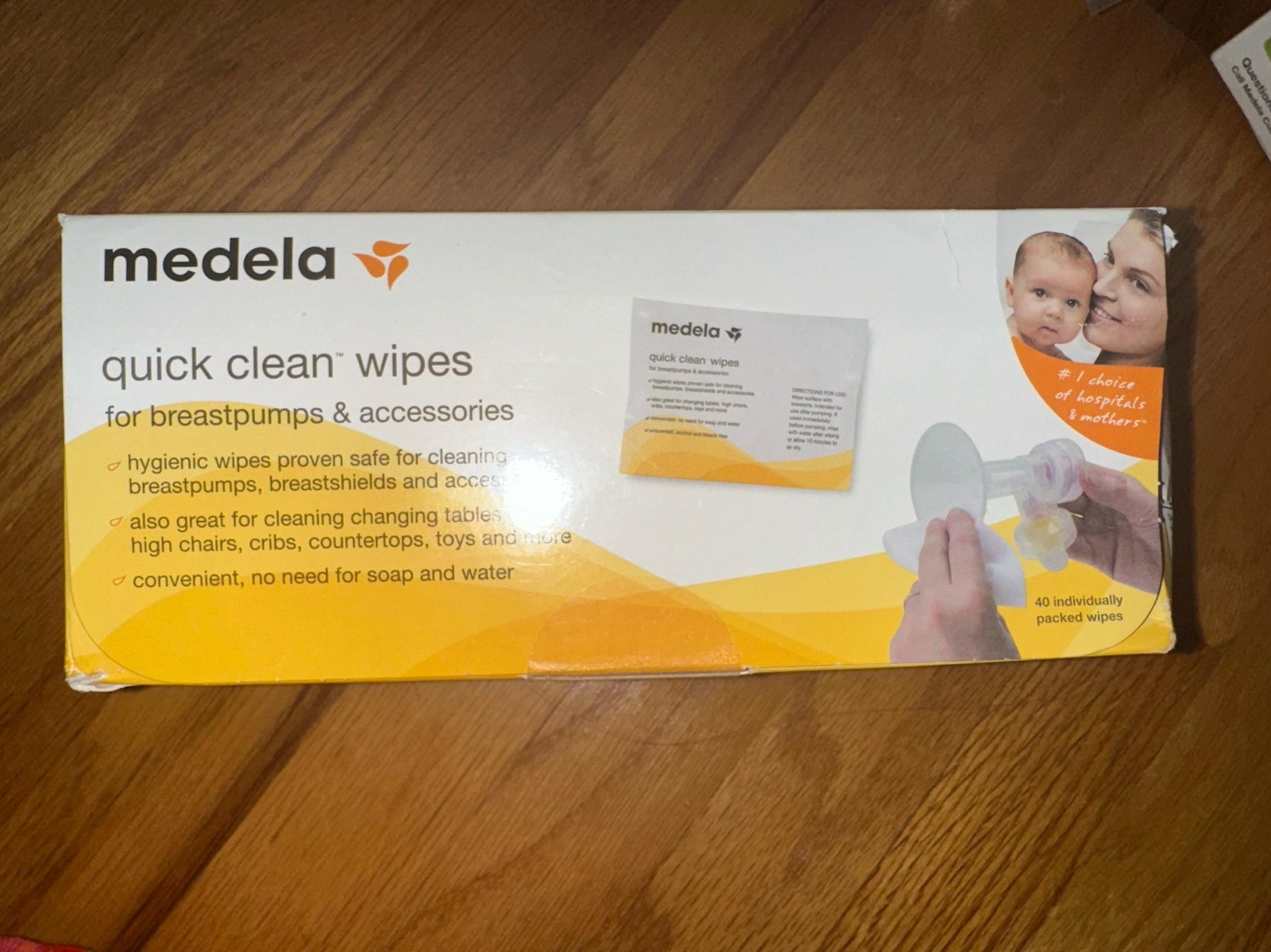 Medela quick clean individual wipes 40 ct