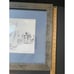 Sailing Off Edgartown NS Kennedy Signed Framed Art Drawing Nautical 85’ 321/500