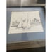Sailing Off Edgartown NS Kennedy Signed Framed Art Drawing Nautical 85’ 321/500