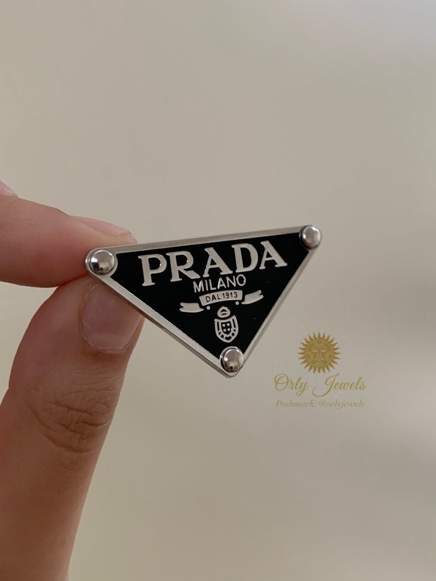 Prada Triangle Brooch