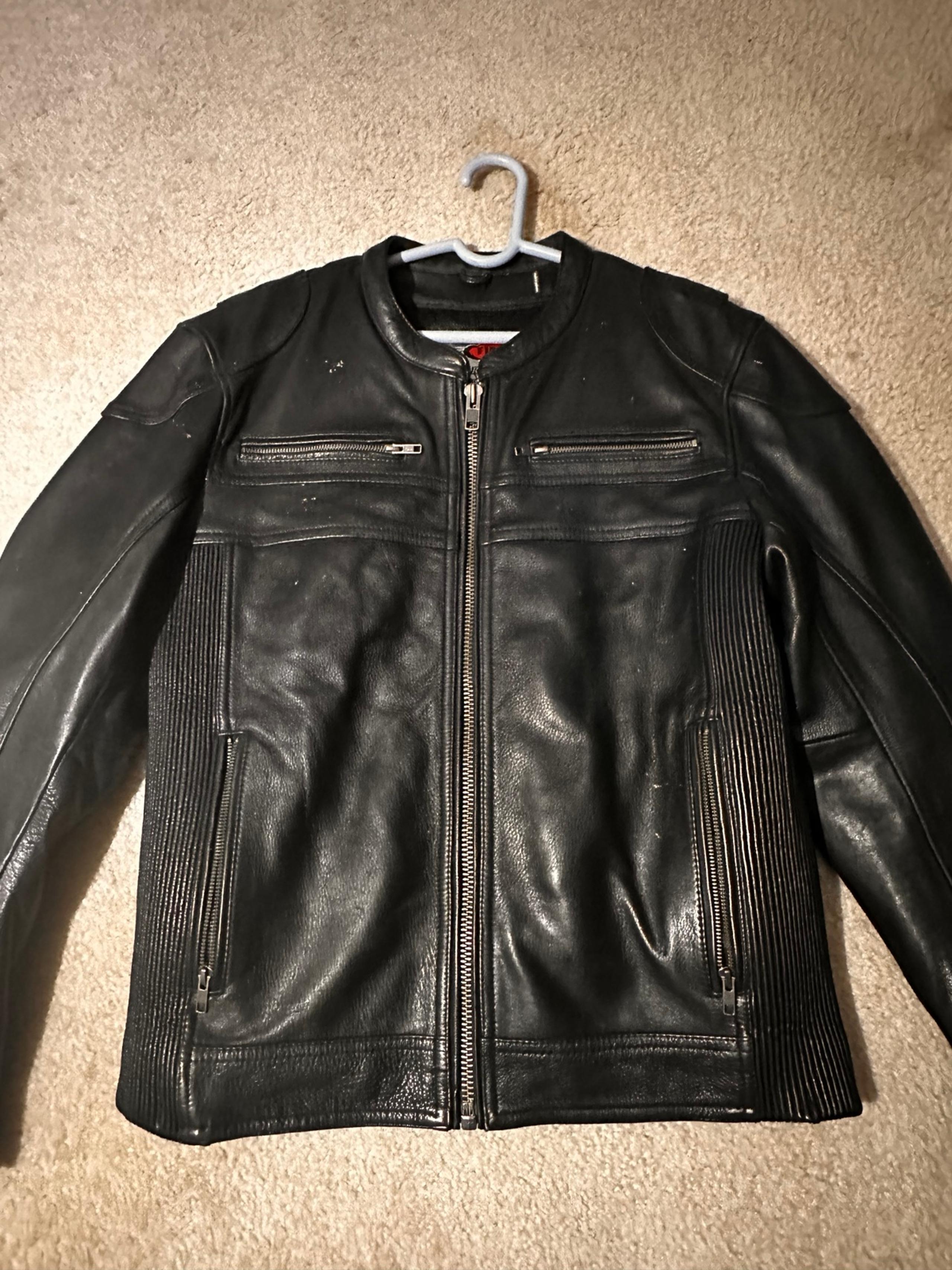 First Manifacturing Leather Motocycle Jacket