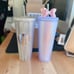 Disneyland 100th Anniversary Starbucks Tumbler Limited Edition Silver Chrome