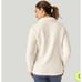 Free Country Braided Butter Pile Zip Jacket In Cream Sz Medium