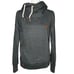Naketano Pullover Hoodie Women’s Size Large Gray Cowl Neck Sweatshirt