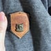 Naketano Pullover Hoodie Women’s Size Large Gray Cowl Neck Sweatshirt