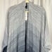 WHBM Blue Gradient Ruana Shawl Wrap NWT Size XS/S