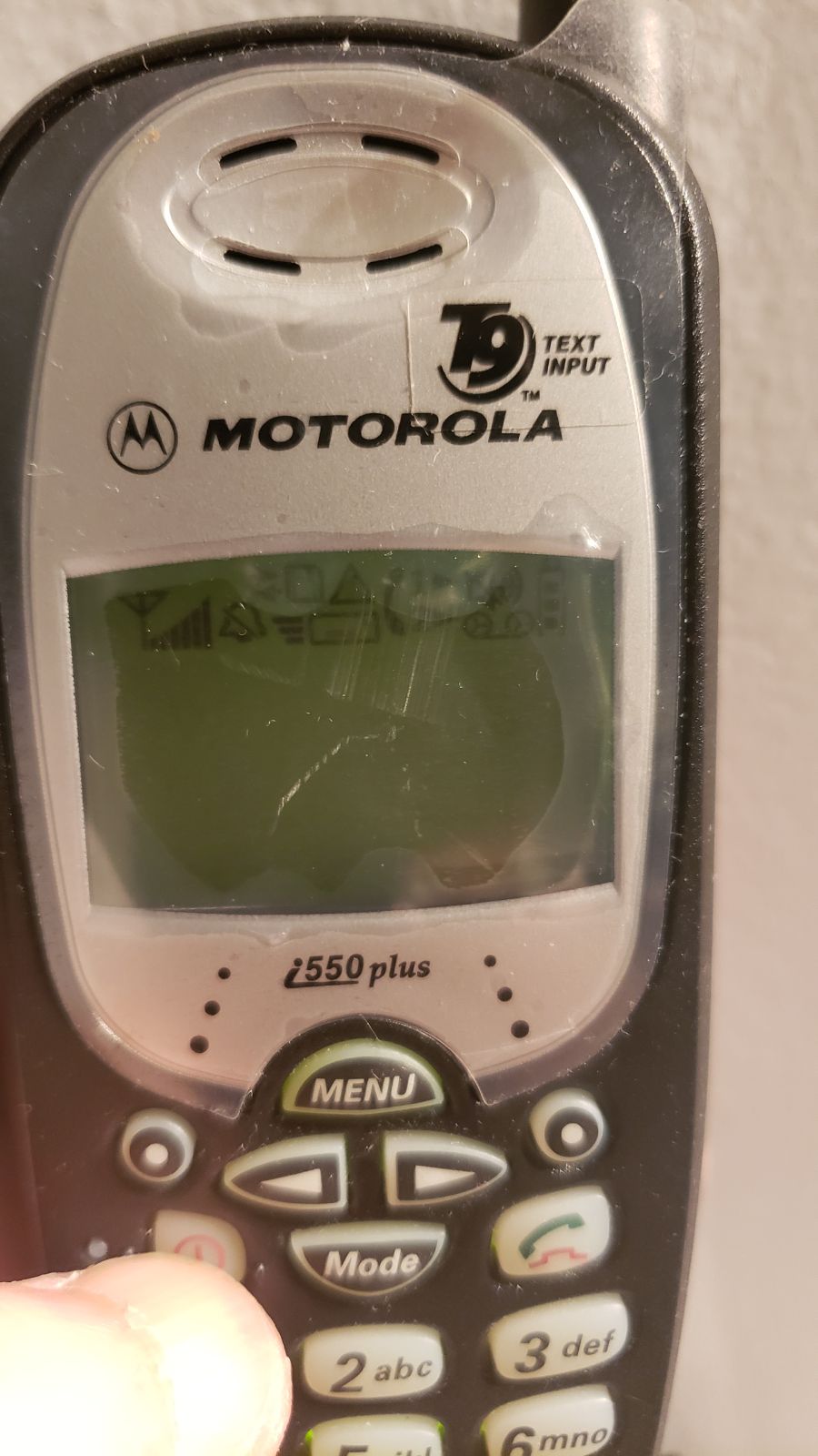 NEW Motorola Nextel i520 Cell Phone PTT Real Phone Construction Worker Look