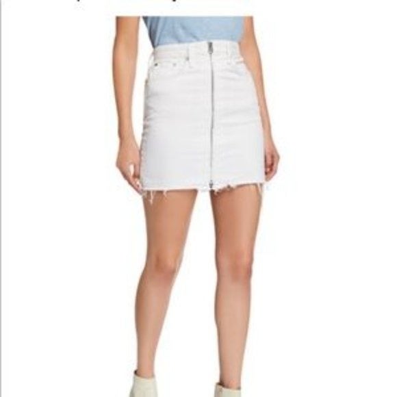 NWT Rag & Bone Anna Zipper Denim Skirt 2