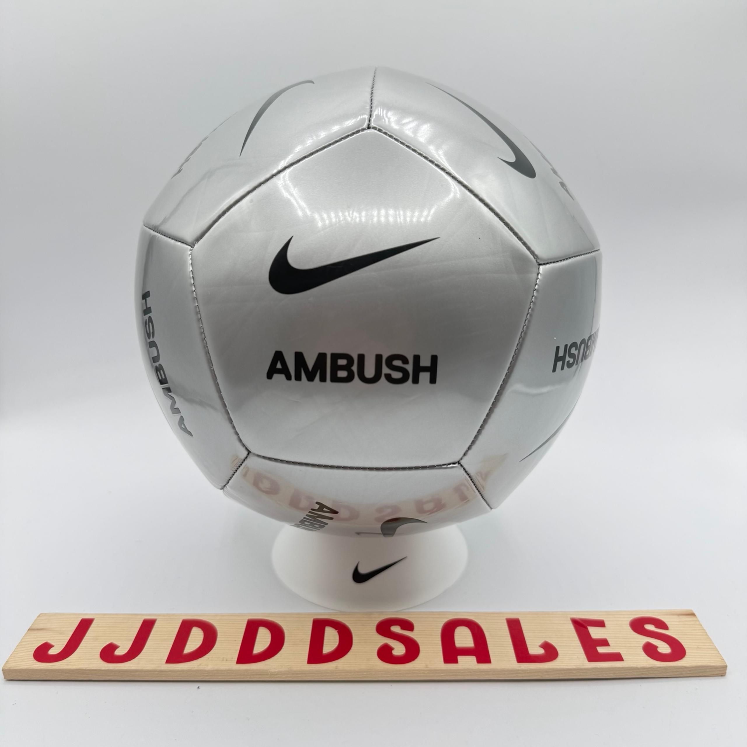 Nike x Ambush Metallic Silver Soccer Ball FN1583-095 Size 5 NWT

New in Box