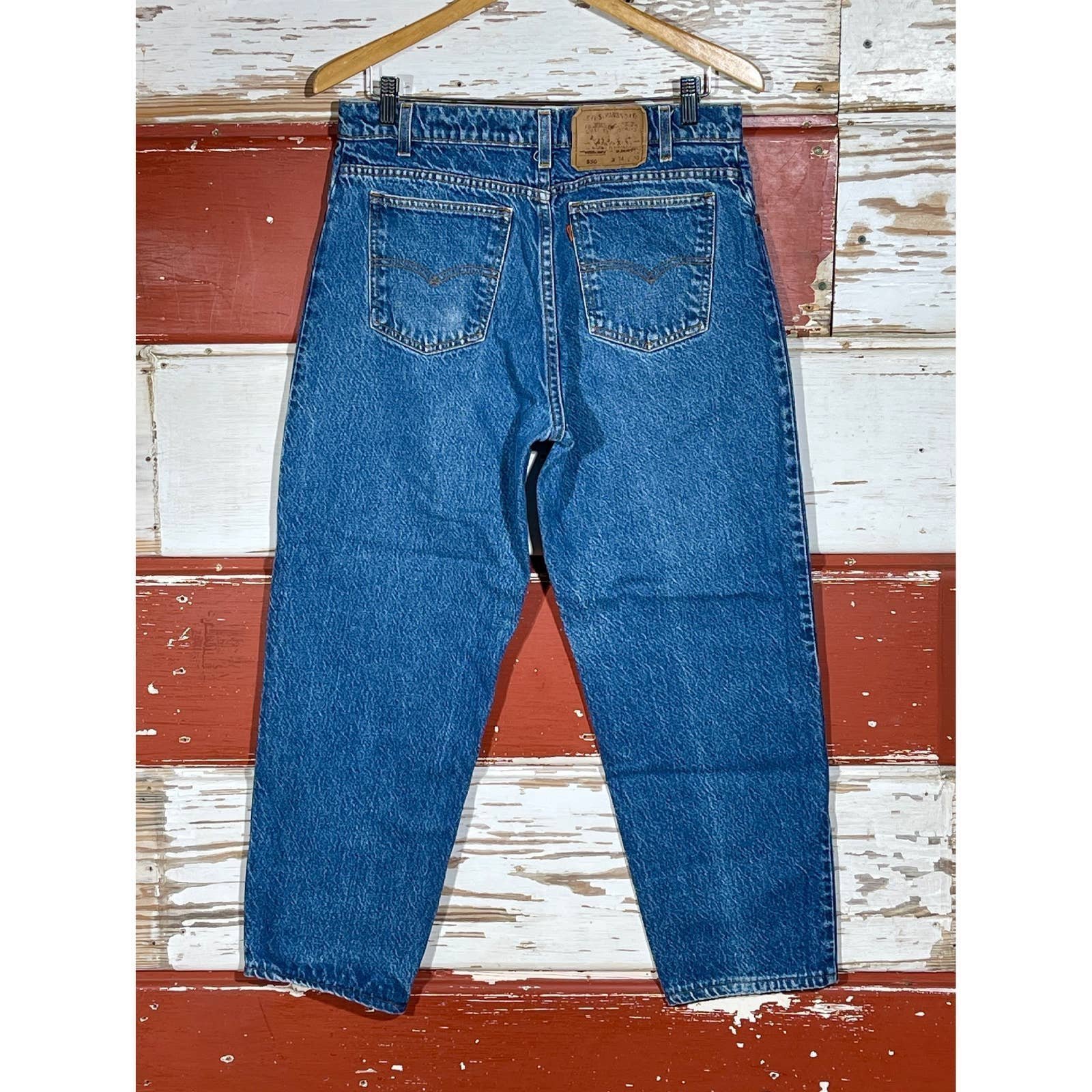 32w 90s Vintage Levi’s Orange Tab 550 jeans