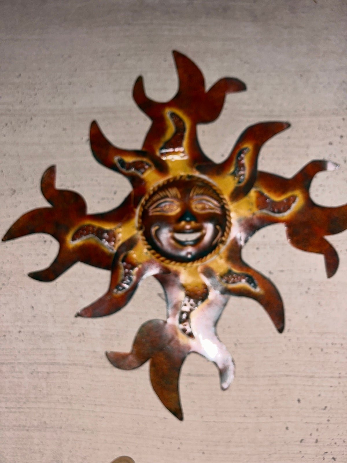 Large metal sun