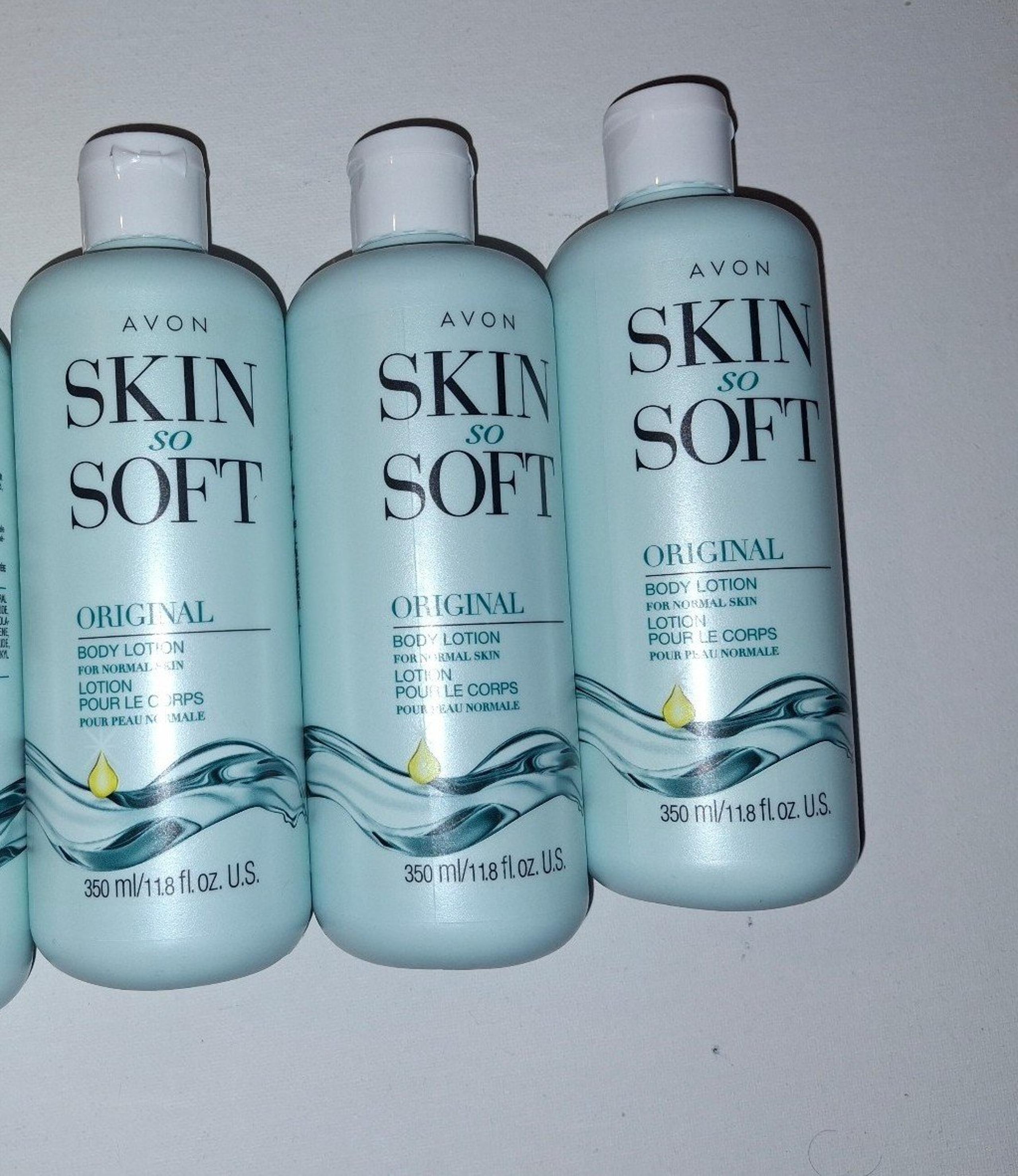 Lot of 3 Avon Skin so soft  Original Body Lotions new 11.8 fl oz