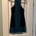FREE PEOPLE NWT Small ~ Teal & Black Lace NATASHA Bodycon High Neck Dress (m84)