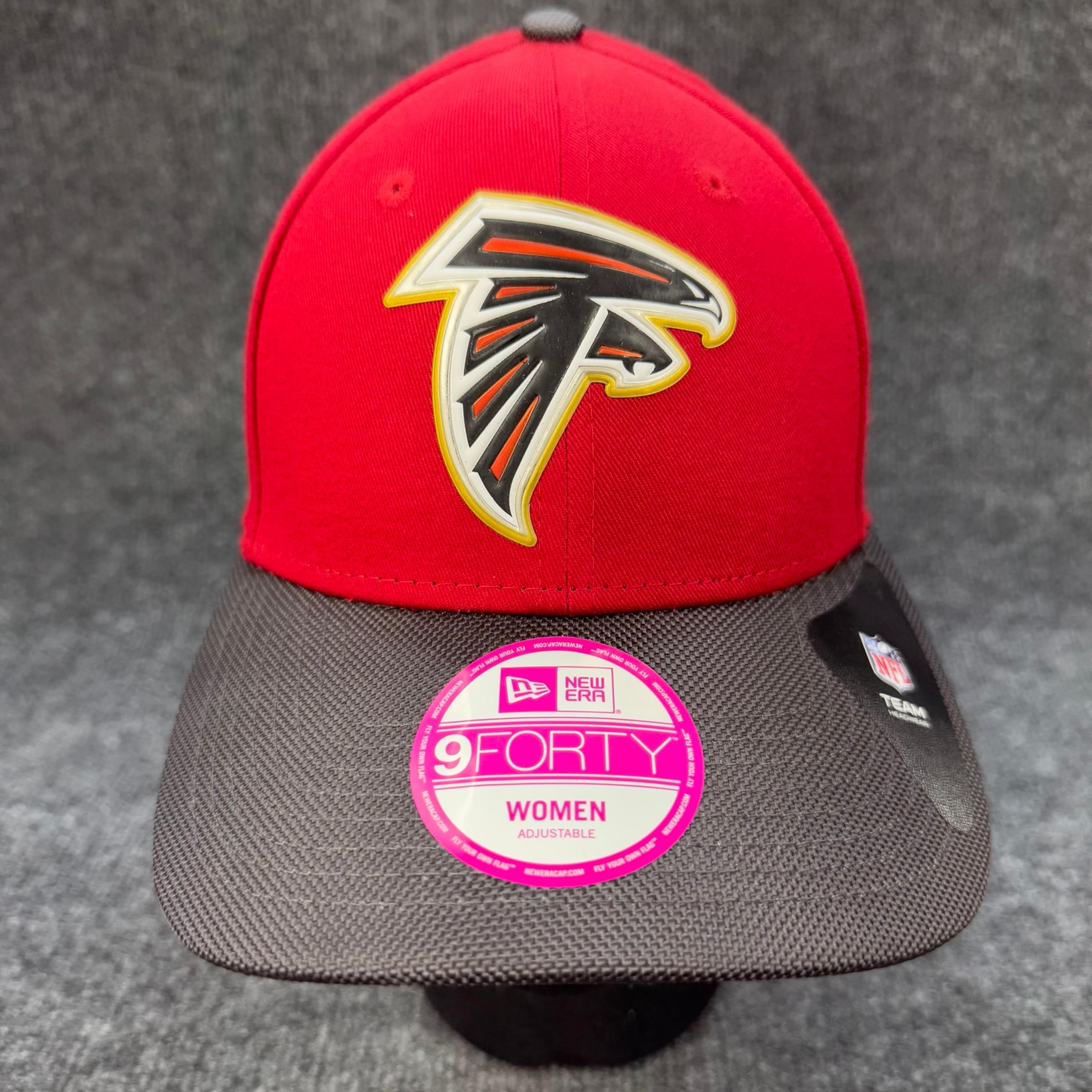 Atlanta Falcons Women's 9FORTY Cap Hat Red Black Visor NEW - New Era