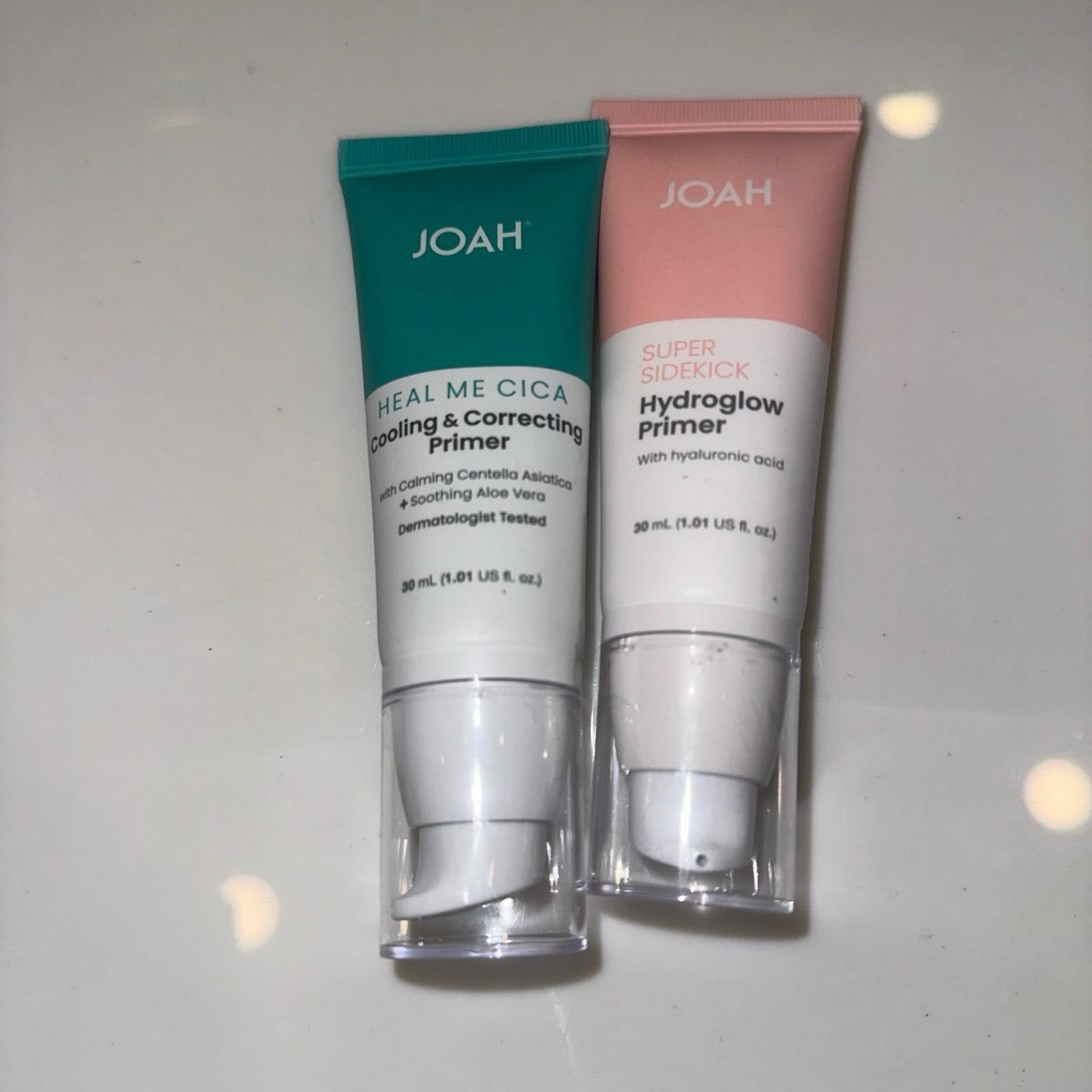 LOT with 2 JOAH Super Sidekick Mattifying & Hydroglow Primer BUNDLE.