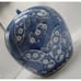 Blue & White Cherry Blossom Butterfly Chinoiserie Porcelain Melon Ginger Jar
