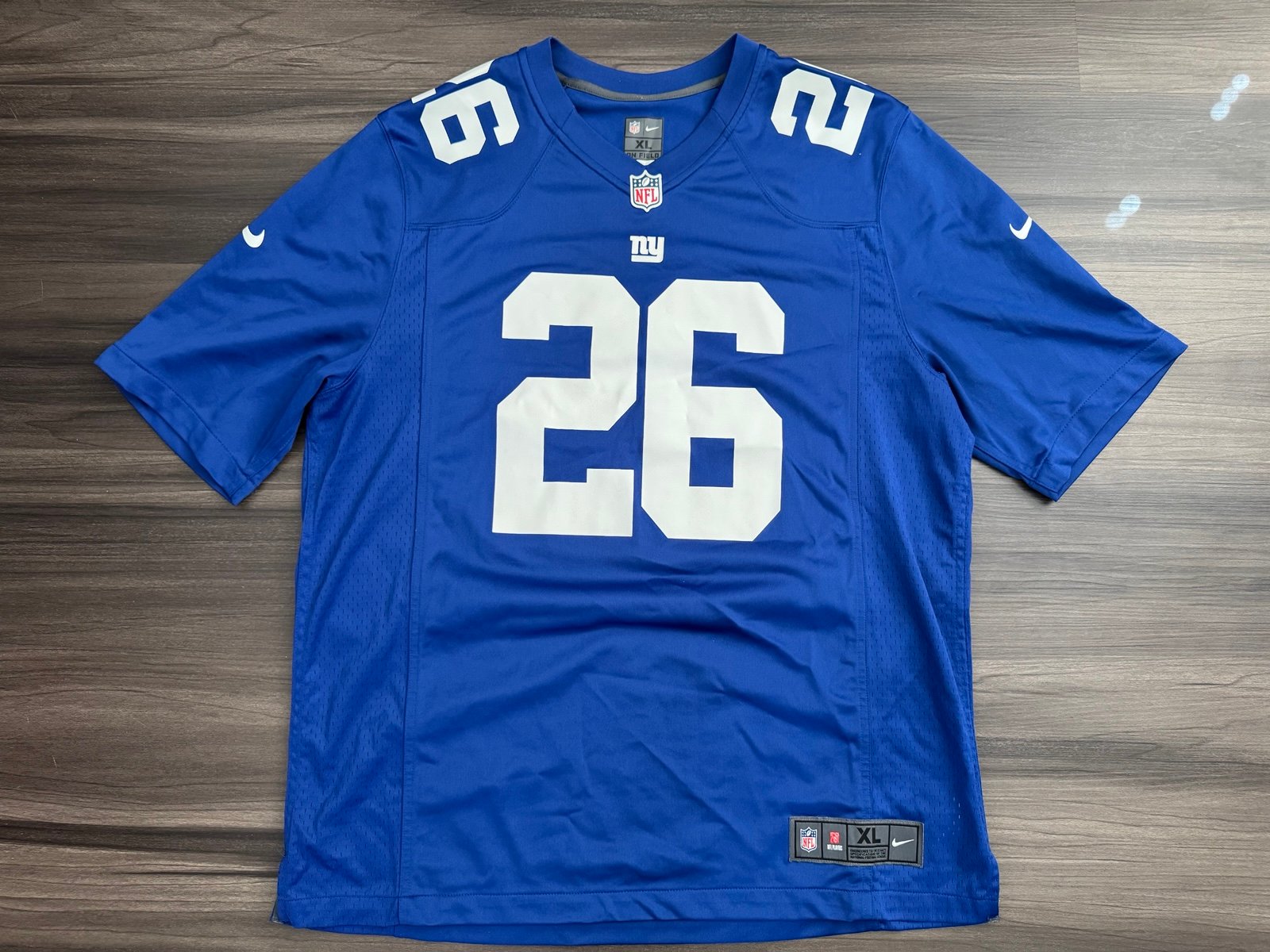 Nike New York Giants Saquan Barkley #26 On Field Home Game Jersey Men’s XL