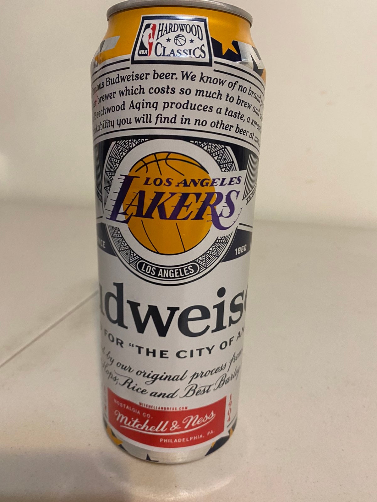 BUDWEISER L.A. LAKERS 2021 empty beer c