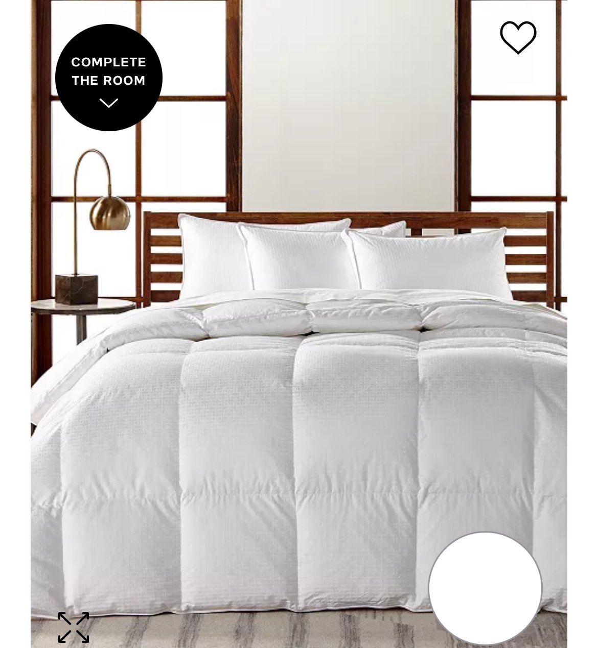 Hotel collection goose down twin medium weight
