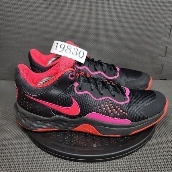 Nike Fly By Mid 3 Shoes Mens Sz 11 Black Siren Red Athletic Trainers Sneakers