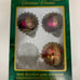 Vintage 1990's 14pc Lot Christmas Classic Glass Ball Ornament Hand Decorated